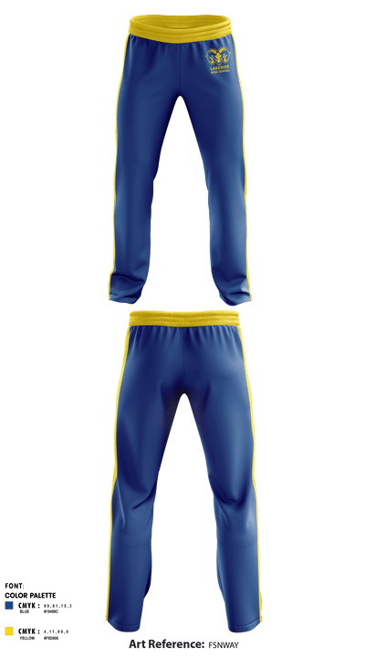 Lakeside High School Arkansas 76059736 Sweatpants - 1