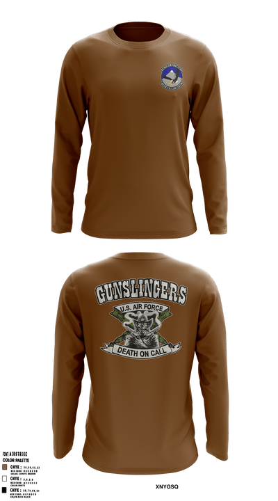 13th Air Support Operations Squadron 89640163 Long Sleeve Performance Shirt - 3