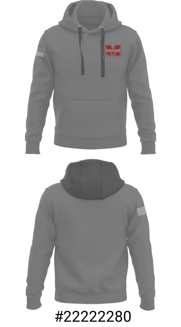 Hoodie, Monroe High School Golf, Golf, Teamtime, Team time, sublimation, custom sports apparel, team uniforms, spirit wear, spiritwear, sports uniforms, custom shirts, team store, custom team store, fundraiser sports, apparel fundraiser