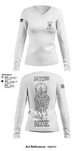 NNSY SCPOA 35943030 Women's Long Sleeve V-neck Shirt - 2