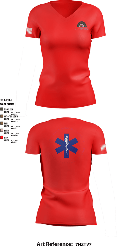 Postfontaine Medical 17094937 Women's Short Sleeve V-neck Shirt - 4
