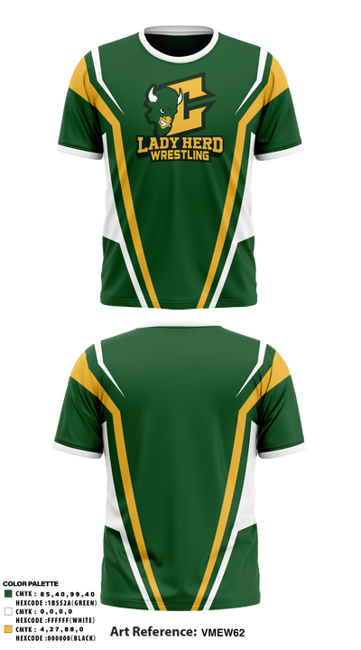 Carlisle High School Wrestling 5191050 Short Sleeve Performance Shirt - 3