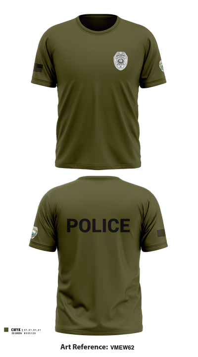 TAYLORSVILLE POLICE DEPARTMENT LT 27466887 Short Sleeve Performance Shirt - 5