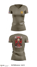 423 TC 57126457 Women's Short Sleeve V-neck Shirt - 2