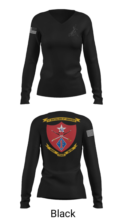 1/5 Apache 60’s 44097670 Women's Long Sleeve V-neck Shirt - 45