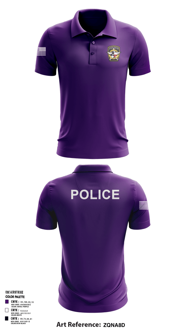 Short Sleeve Performance Polo, , Police, Teamtime, Team time, sublimation, custom sports apparel, team uniforms, spirit wear, spiritwear, sports uniforms, custom shirts, team store, custom team store, fundraiser sports, apparel fundraiser