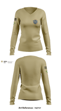 59th Quartermaster 16282203 Women's Long Sleeve V-neck Shirt - 5
