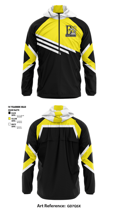 Beman Middle School 77813772 Windbreaker - 1