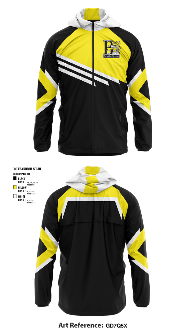 Windbreaker, Beman Middle School, Spirit Store, Teamtime, Team time, sublimation, custom sports apparel, team uniforms, spirit wear, spiritwear, sports uniforms, custom shirts, team store, custom team store, fundraiser sports, apparel fundraiser
