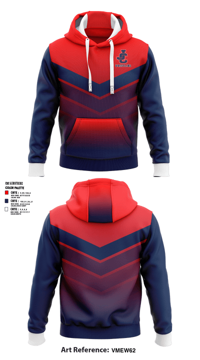 Jefferson County High School Wrestling 39623353 Hoodie - 2