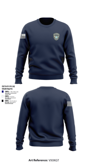Crew Neck Sweatshirt, SGPD, Police, Teamtime, Team time, sublimation, custom sports apparel, team uniforms, spirit wear, spiritwear, sports uniforms, custom shirts, team store, custom team store, fundraiser sports, apparel fundraiser
