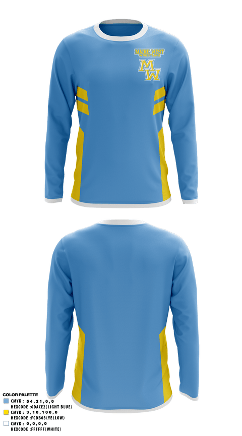 Long Sleeve Performance Shirt, Maine West High School Wrestling, Wrestling, Teamtime, Team time, sublimation, custom sports apparel, team uniforms, spirit wear, spiritwear, sports uniforms, custom shirts, team store, custom team store, fundraiser sports, apparel fundraiser