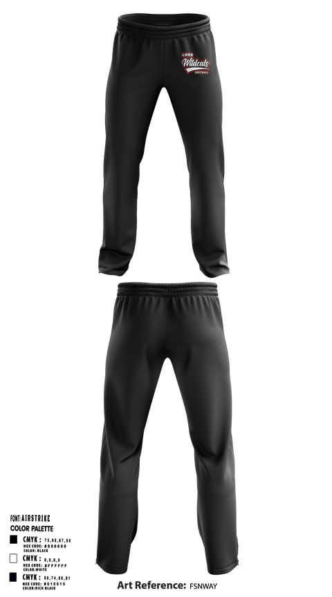 Sweatpants, Lowpoint-Washburn Junior High School Softball, Softball, Teamtime, Team time, sublimation, custom sports apparel, team uniforms, spirit wear, spiritwear, sports uniforms, custom shirts, team store, custom team store, fundraiser sports, apparel fundraiser