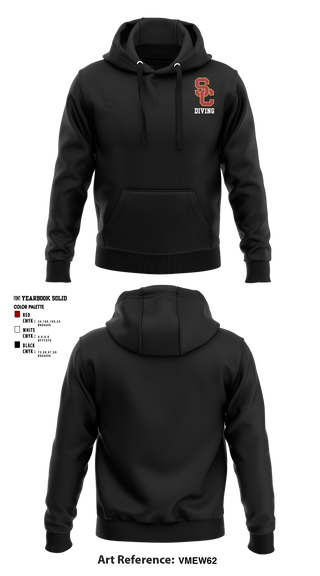 Hoodie, University Of Southern California Diving, Spirit Store, Teamtime, Team time, sublimation, custom sports apparel, team uniforms, spirit wear, spiritwear, sports uniforms, custom shirts, team store, custom team store, fundraiser sports, apparel fundraiser