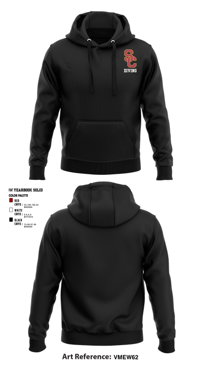 University Of Southern California Diving 38780209 Hoodie - 5