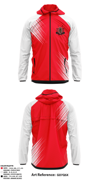 Windbreaker, Vandals, Softball, Teamtime, Team time, sublimation, custom sports apparel, team uniforms, spirit wear, spiritwear, sports uniforms, custom shirts, team store, custom team store, fundraiser sports, apparel fundraiser