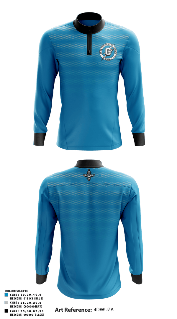 Quarter Zip Jacket, Cleveland Storm, Bowling, Teamtime, Team time, sublimation, custom sports apparel, team uniforms, spirit wear, spiritwear, sports uniforms, custom shirts, team store, custom team store, fundraiser sports, apparel fundraiser