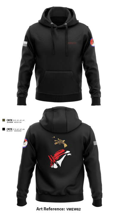 2-6 Cav Alpha troop Renegades 57667590 Hoodie - 3