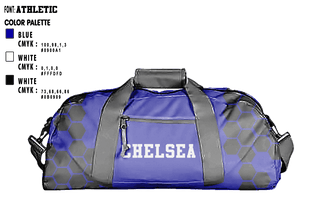 Duffle Bag, Chelsea Swarm Wrestling, Wrestling, Teamtime, Team time, sublimation, custom sports apparel, team uniforms, spirit wear, spiritwear, sports uniforms, custom shirts, team store, custom team store, fundraiser sports, apparel fundraiser