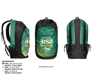 Gear Bag, Holy Spirit Preparatory Upper School Swimming, Swimming, Teamtime, Team time, sublimation, custom sports apparel, team uniforms, spirit wear, spiritwear, sports uniforms, custom shirts, team store, custom team store, fundraiser sports, apparel fundraiser