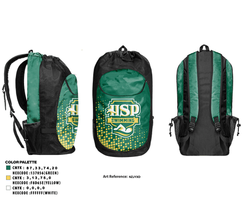 Gear Bag, Holy Spirit Preparatory Upper School Swimming, Swimming, Teamtime, Team time, sublimation, custom sports apparel, team uniforms, spirit wear, spiritwear, sports uniforms, custom shirts, team store, custom team store, fundraiser sports, apparel fundraiser