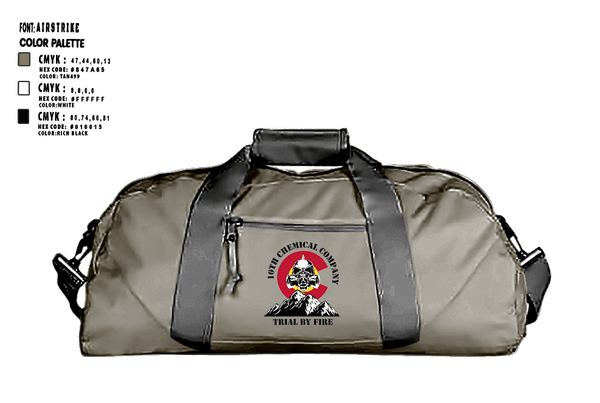 Duffle Bag, 10th Chemical Company, , Teamtime, Team time, sublimation, custom sports apparel, team uniforms, spirit wear, spiritwear, sports uniforms, custom shirts, team store, custom team store, fundraiser sports, apparel fundraiser