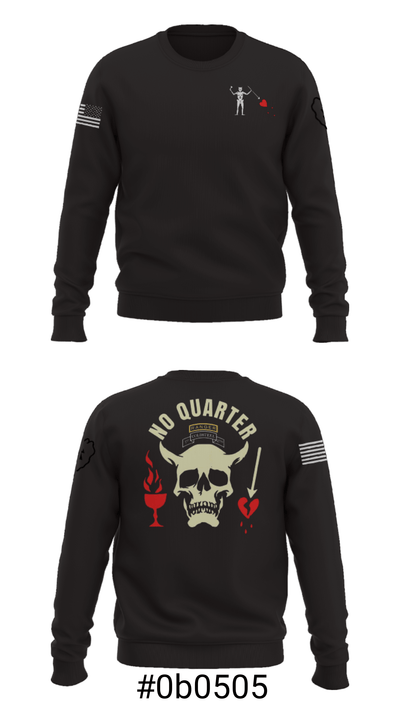 C-CO 1-27 1st PLT BLACKBEARD 676518 Crew Neck Sweatshirt - 7