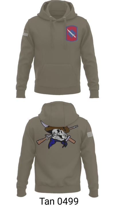 2-153 Infantry Battalion, Intel Section/S2 58885327 Hoodie - 47