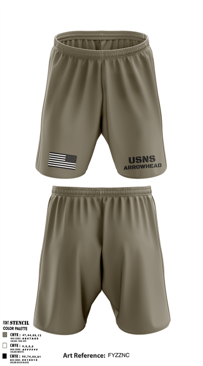 USNS Arrowhead 78431664 Athletic Shorts With Pockets - 4