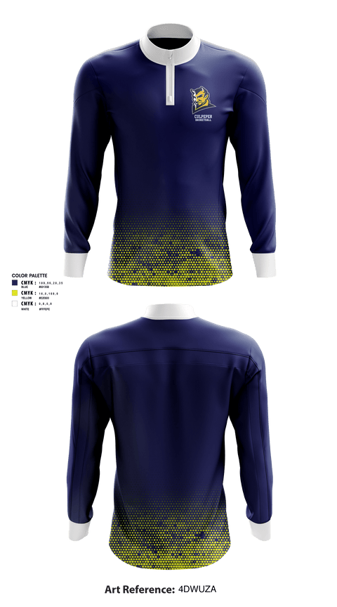 Quarter Zip Jacket, Culpeper County High School Basketball, Men's Basketball, Teamtime, Team time, sublimation, custom sports apparel, team uniforms, spirit wear, spiritwear, sports uniforms, custom shirts, team store, custom team store, fundraiser sports, apparel fundraiser