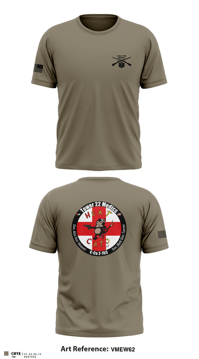 C-Co 2-153 Medics 26047956 Short Sleeve Performance Shirt - 2