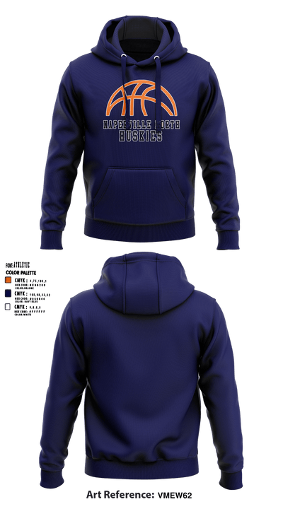 Jr Huskies Basketball 42641370 Hoodie - 43