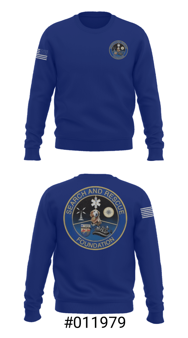 Crew Neck Sweatshirt, Search & Rescue Foundation, , Teamtime, Team time, sublimation, custom sports apparel, team uniforms, spirit wear, spiritwear, sports uniforms, custom shirts, team store, custom team store, fundraiser sports, apparel fundraiser