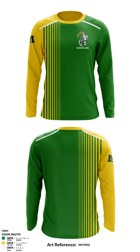 Long Sleeve Rash Guard Shirt, Muskegon Catholic Central High School Wrestling, Wrestling, Teamtime, Team time, sublimation, custom sports apparel, team uniforms, spirit wear, spiritwear, sports uniforms, custom shirts, team store, custom team store, fundraiser sports, apparel fundraiser