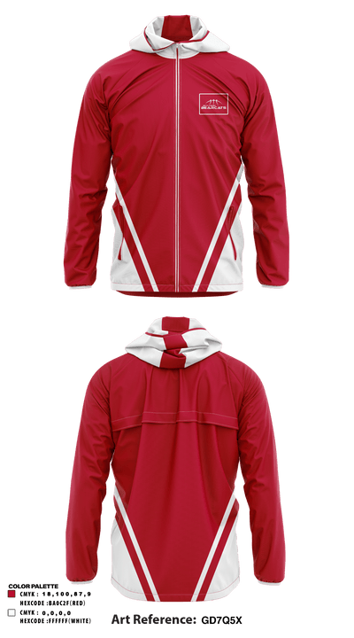 Beth Haven Bearcats 478141 Windbreaker - 1