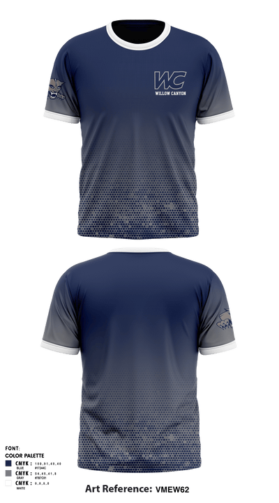 Willow Canyon High School Dance 20282945 Short Sleeve Performance Shirt - 1