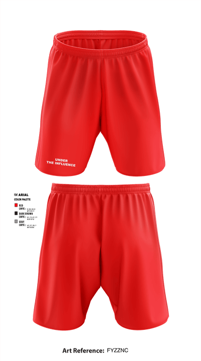 Under the Influence 84055504 Athletic Shorts With Pockets - 1
