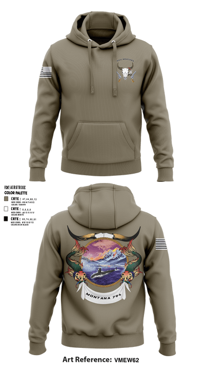 USS Montana 25481522 Hoodie - 55