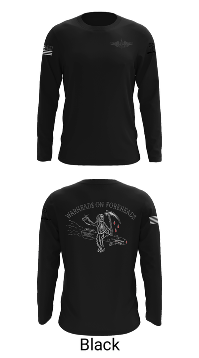USS Florida Blue FT 52115851 Long Sleeve Performance Shirt - 19