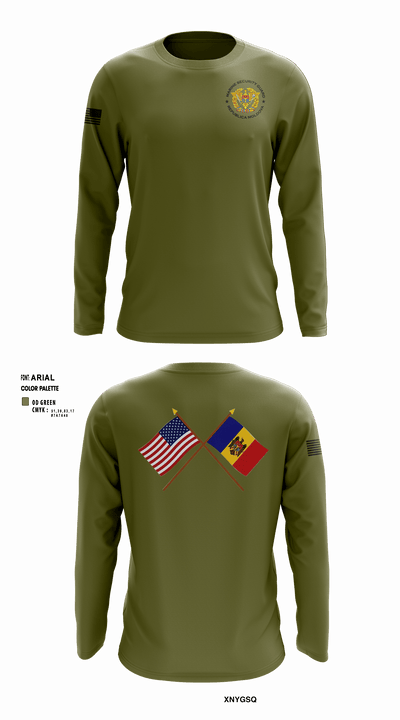 Detachment Republica Moldova 57338540 Long Sleeve Performance Shirt - 7