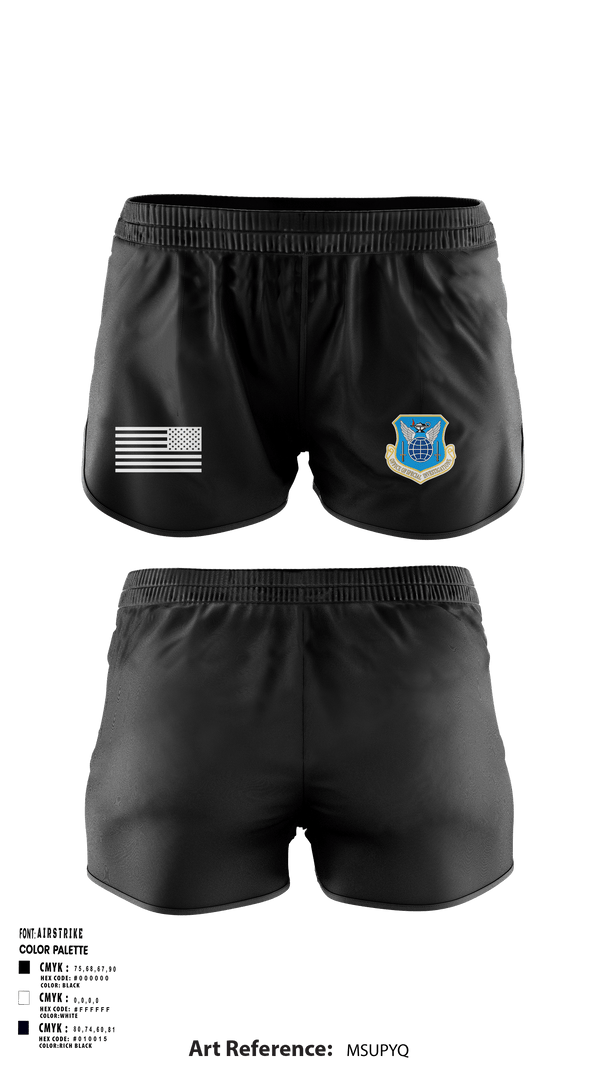 Women's Shorts, DET 201 OSI, Air Force, Teamtime, Team time, sublimation, custom sports apparel, team uniforms, spirit wear, spiritwear, sports uniforms, custom shirts, team store, custom team store, fundraiser sports, apparel fundraiser