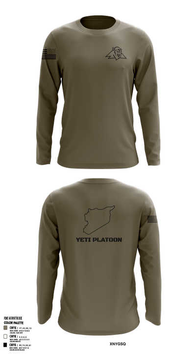 YETI PLATOON 84501614 Long Sleeve Performance Shirt - 1