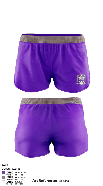 Young Men's Leadership Academy 6808996 Women's Shorts - 1