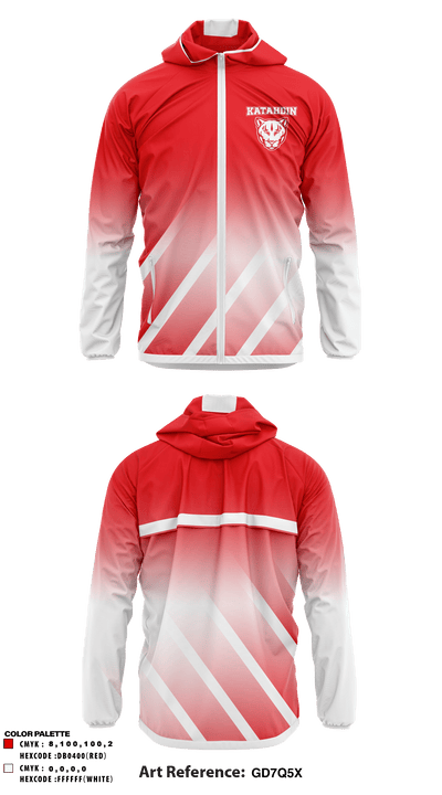 Katahdin High School Soccer 36502397 Windbreaker - 1