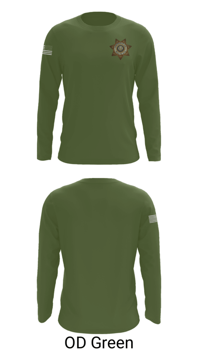 Lawrence county sheriff's department 92960361 Long Sleeve Performance Shirt - 27
