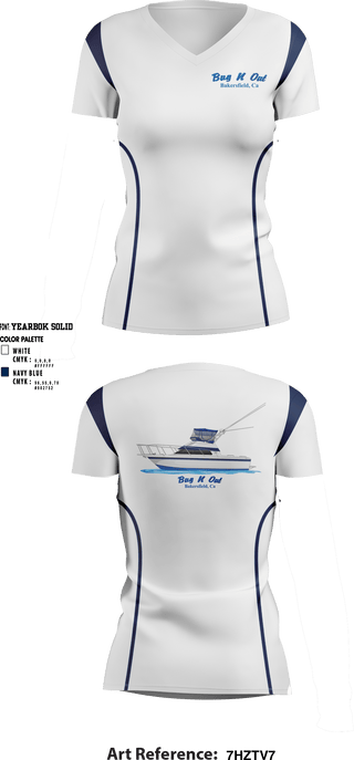 Women's Short Sleeve Vneck Shirt, Bug N Out, , Teamtime, Team time, sublimation, custom sports apparel, team uniforms, spirit wear, spiritwear, sports uniforms, custom shirts, team store, custom team store, fundraiser sports, apparel fundraiser