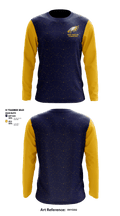 West Babylon High School Gymnastics 81093616 Long Sleeve Performance Shirt - 1