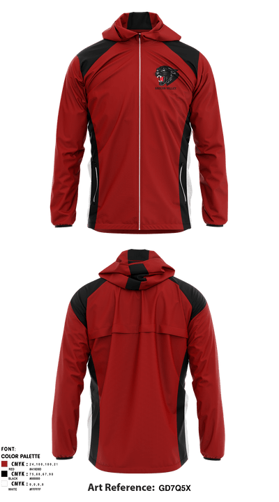 Saucon Valley Youth Sports Association 49282194 Windbreaker - 1