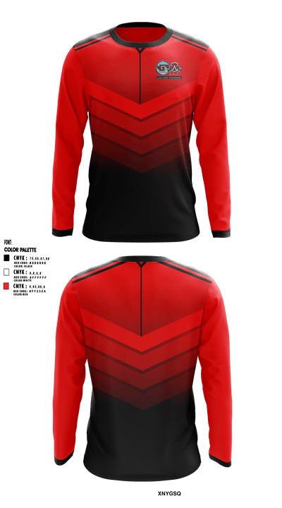 GALLI LUCHA LIBRE 18173314 Long Sleeve Performance Shirt - 1