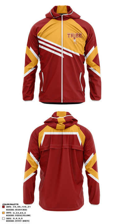 Tulare Union High School Cross Country 19840646 Windbreaker - 1